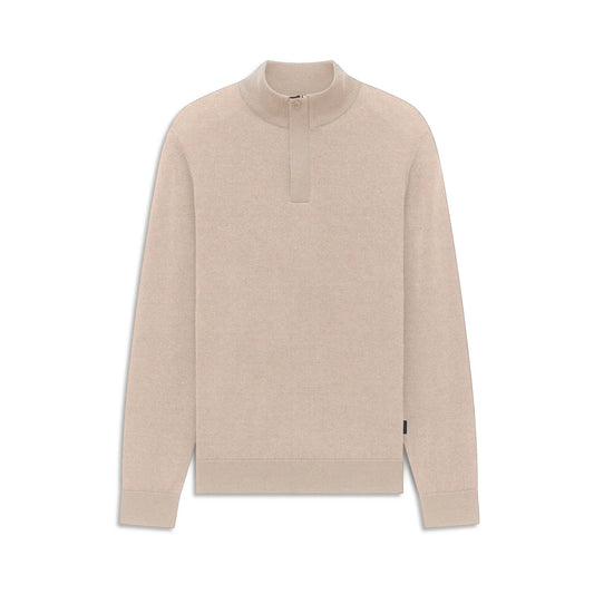 Bugatti Quarter Zip Knit - Beige
