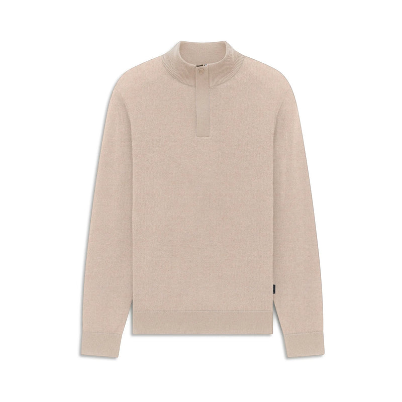 Bugatti Quarter Zip Knit - Beige