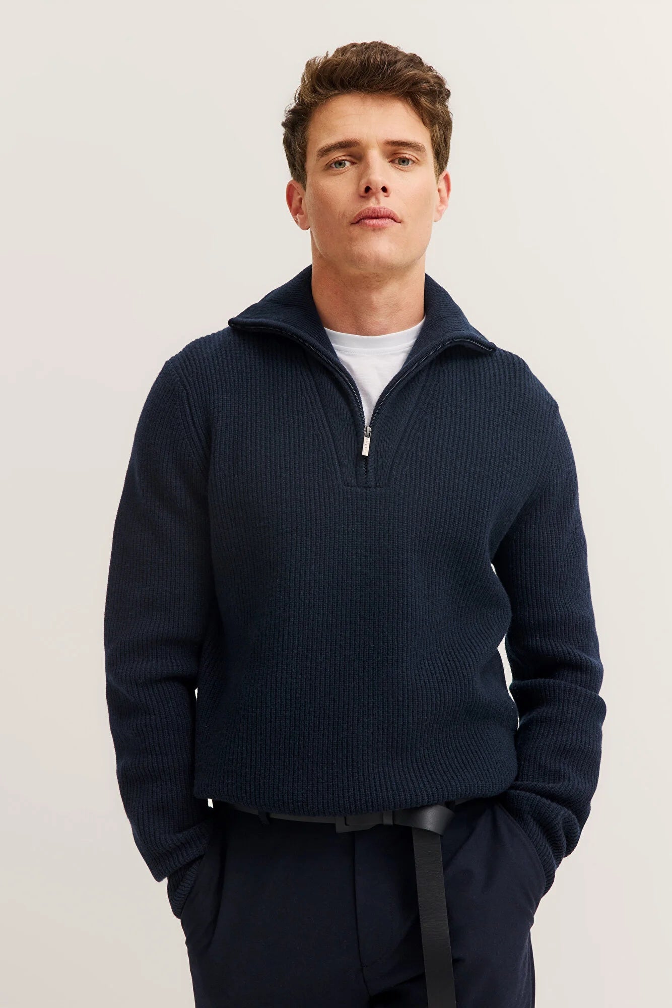 Bugatti Quarter-zip Knit Sweater