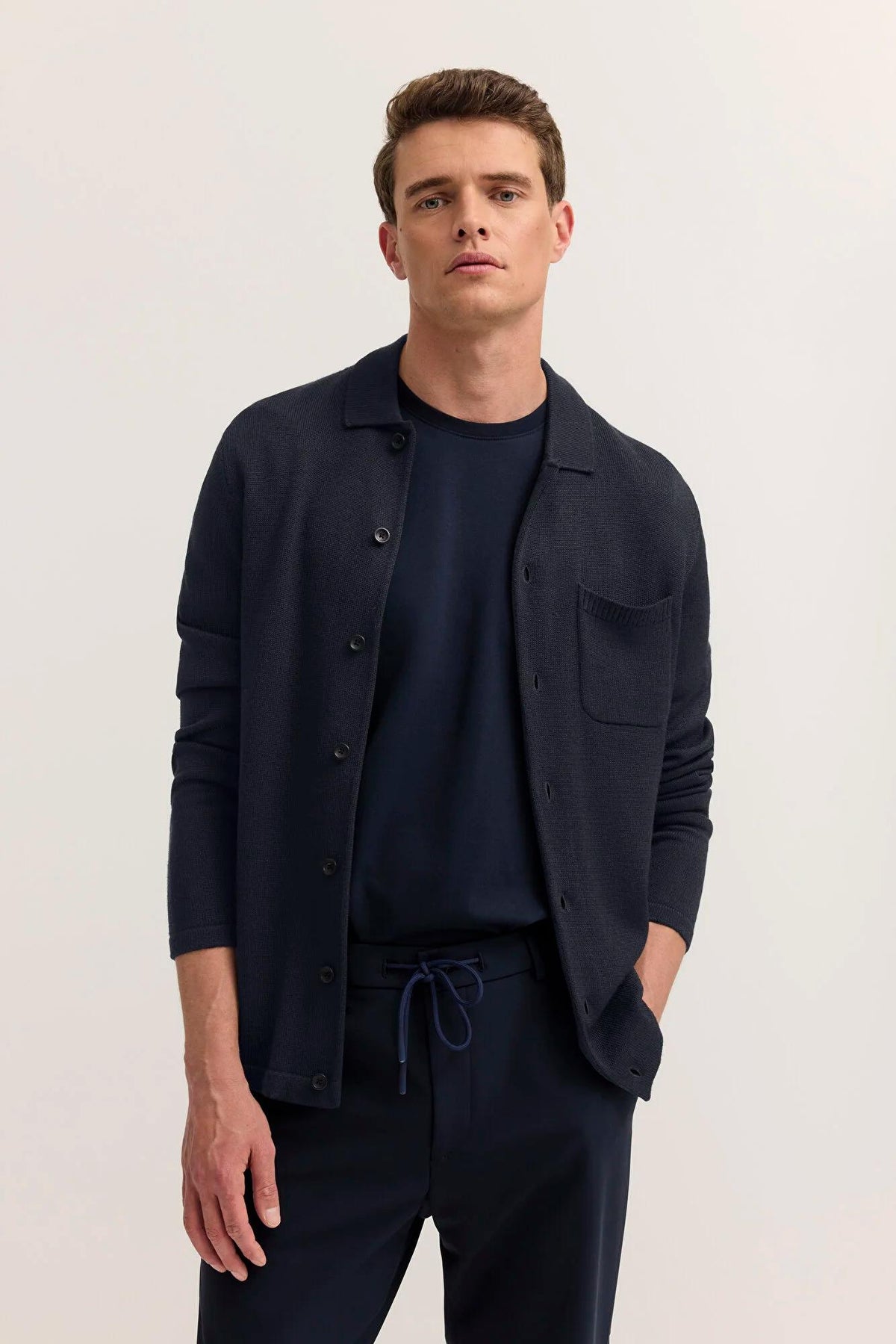 Bugatti Button Cardigan - Navy