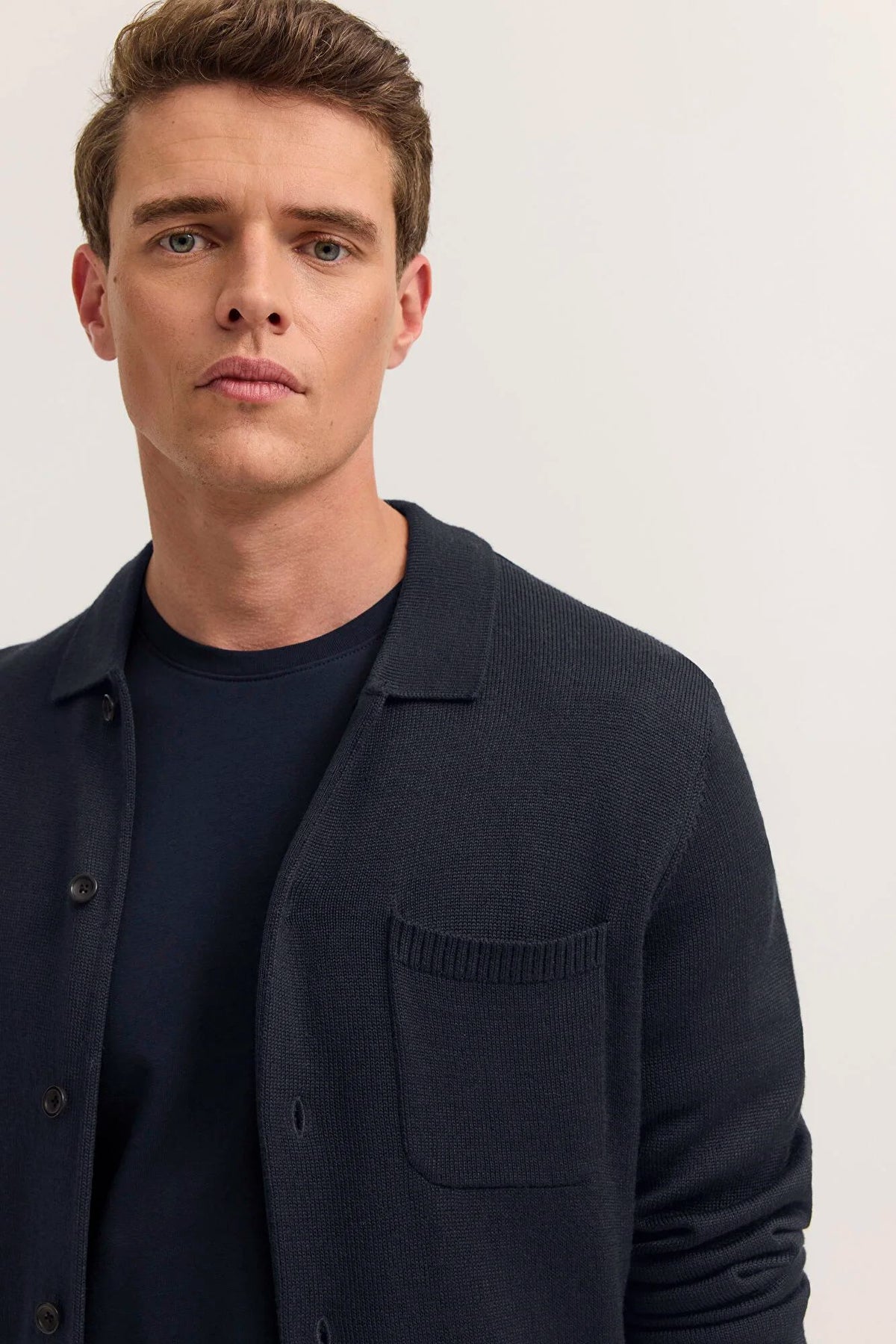 Bugatti Button Cardigan - Navy