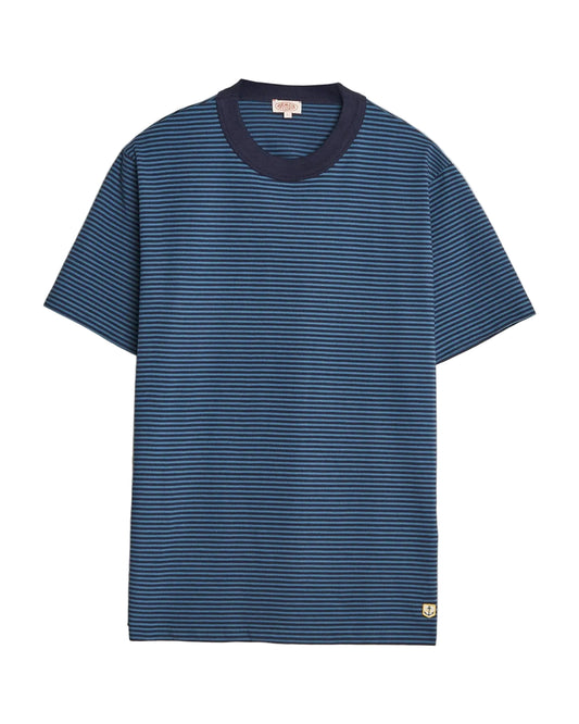 Armor-lux Héritage Callac Striped T-Shirt – Navy/Teal