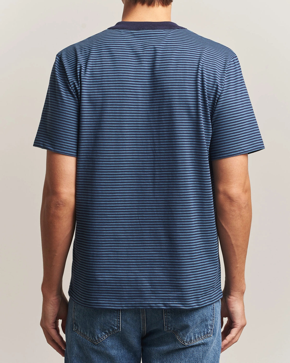 Armor-lux Héritage Callac Striped T-Shirt – Navy/Teal