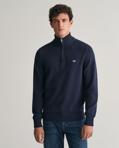 Gant Casual Cotton Half-Zip Sweater