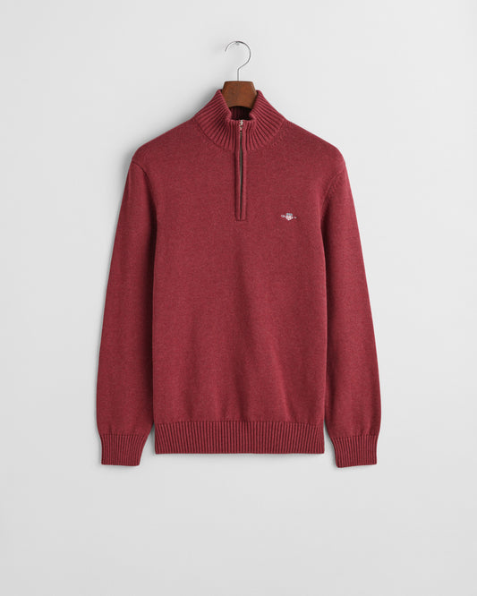 Casual Cotton Half-Zip Sweater