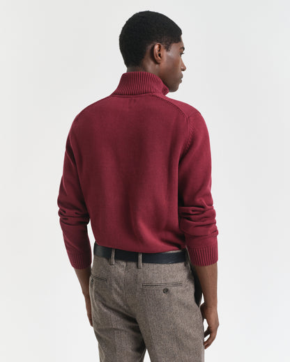Casual Cotton Half-Zip Sweater