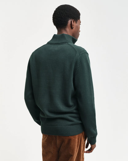 Casual Cotton Half-Zip Sweater