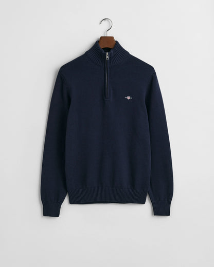 Casual Cotton Half-Zip Sweater