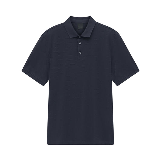 Bugatti Navy Textured Polo