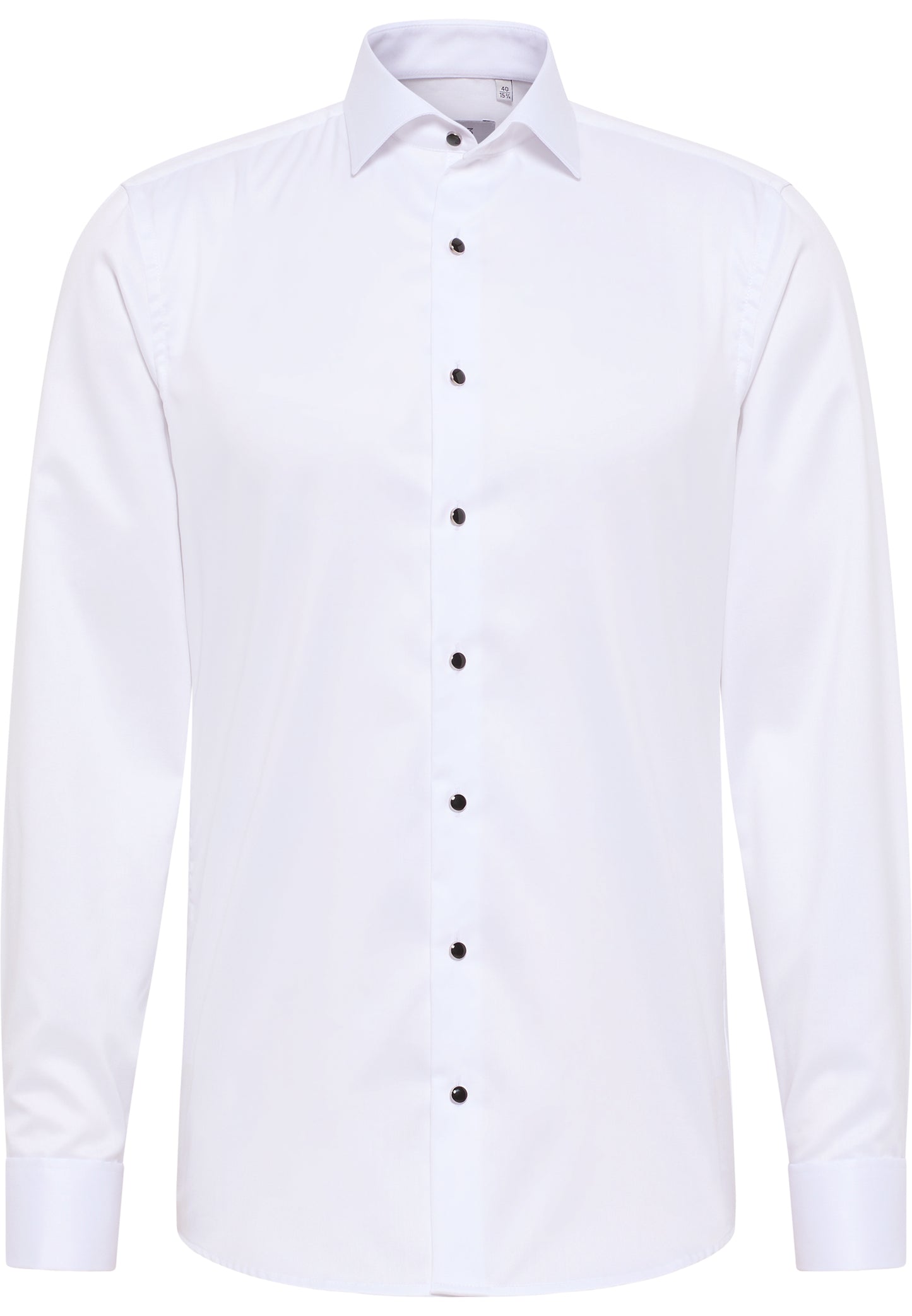 Eterna Slim Fit Twill Double Cuff Shirt