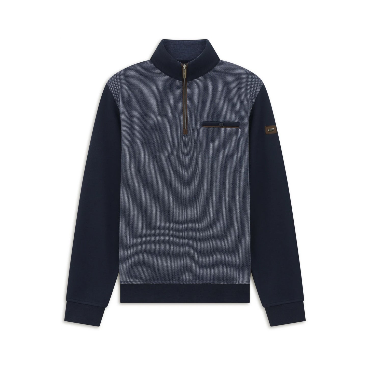 Bugatti Men's Troyer Cotton Blend Sweatshirt