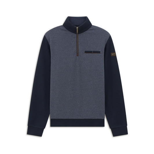 Bugatti Men's Troyer Cotton Blend Sweatshirt