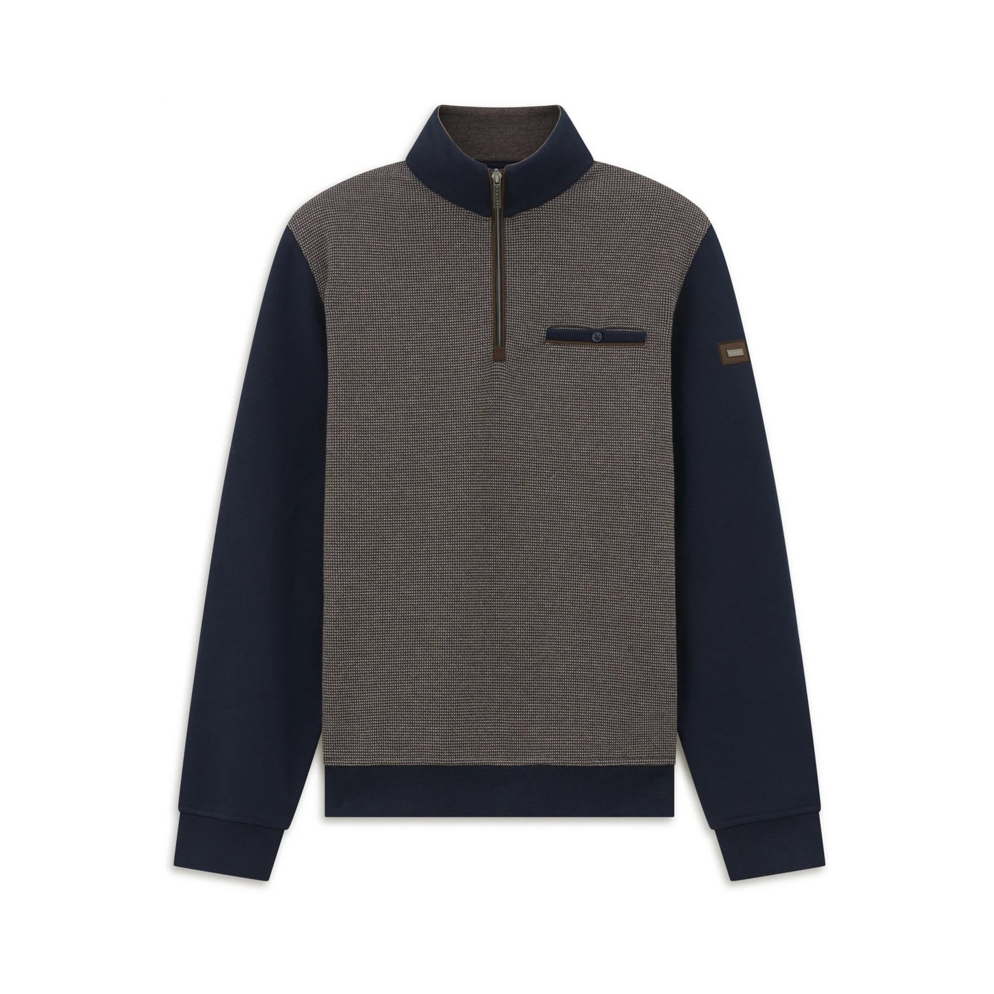 Bugatti Men's Troyer Cotton Blend Sweatshirt
