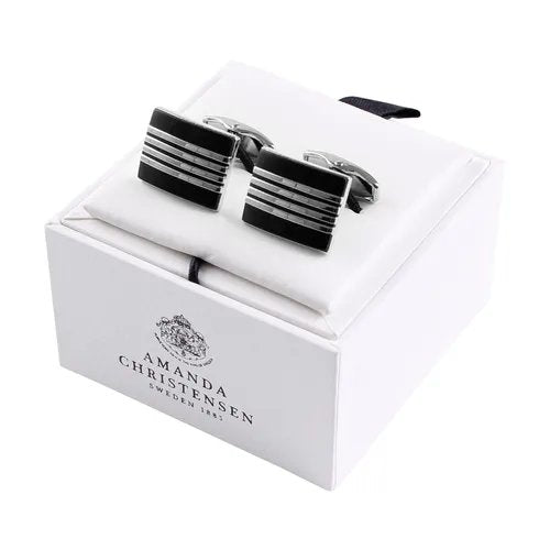 Amanda Christensen Rectangular Cufflinks - Silver