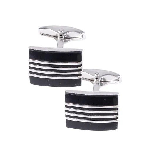 Amanda Christensen Rectangular Cufflinks - Silver