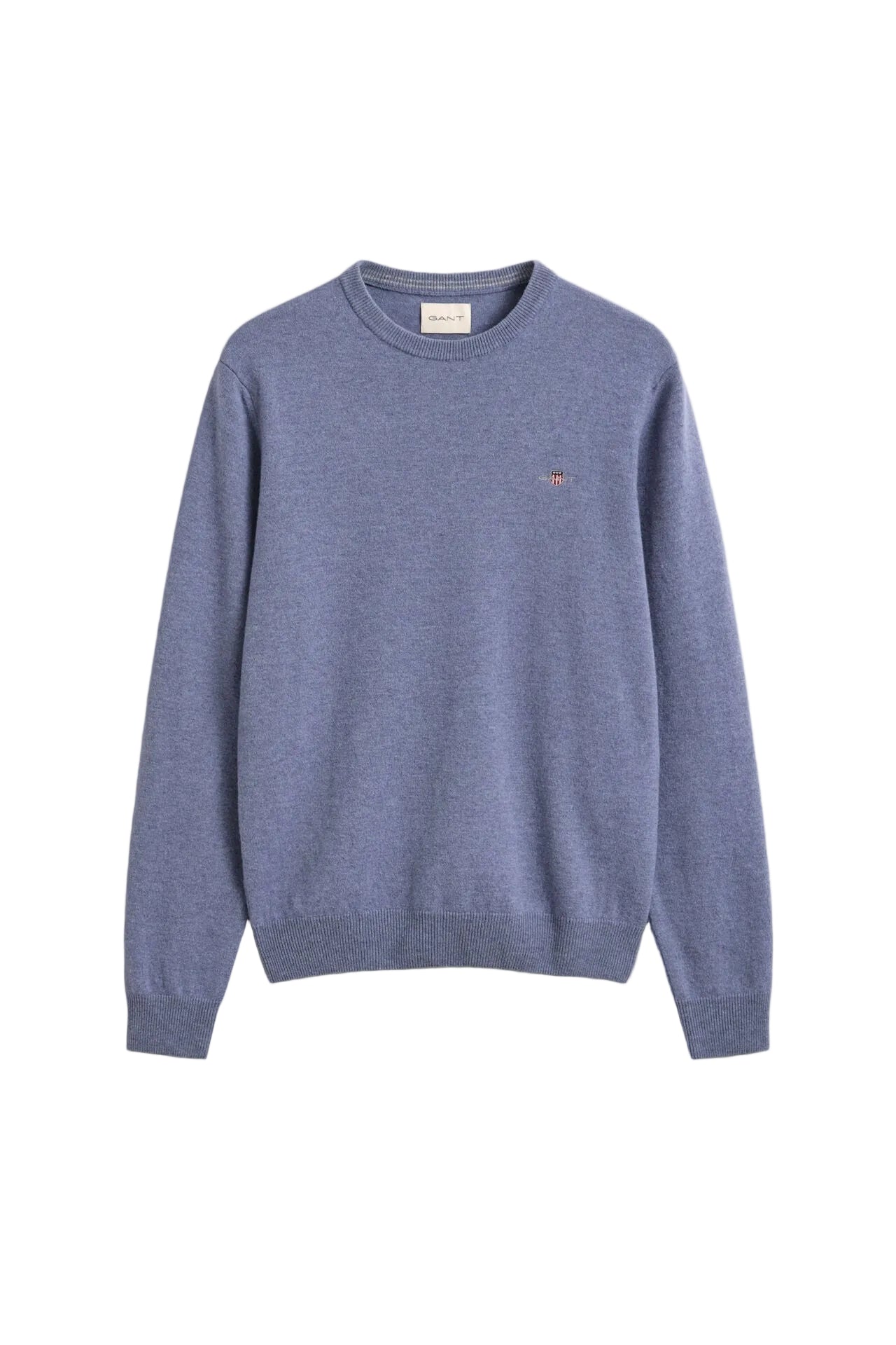 GANT Lambswool Crew Neck Sweater – Blue Horizon
