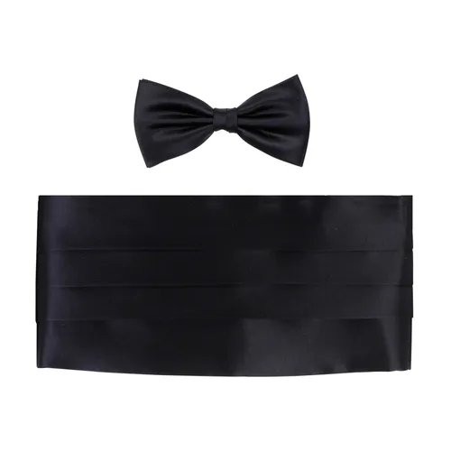 Amanda Christensen Cummerbund And Bow Tie Set - Black