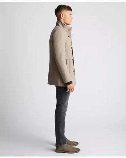 Tapered Fit Wool Blend Jonah Overcoat