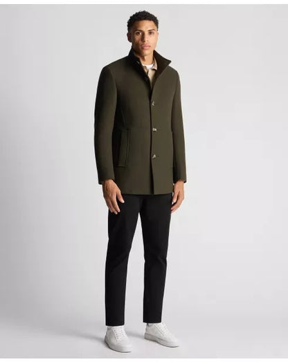 Tapered Fit Wool Blend Jonah Overcoat