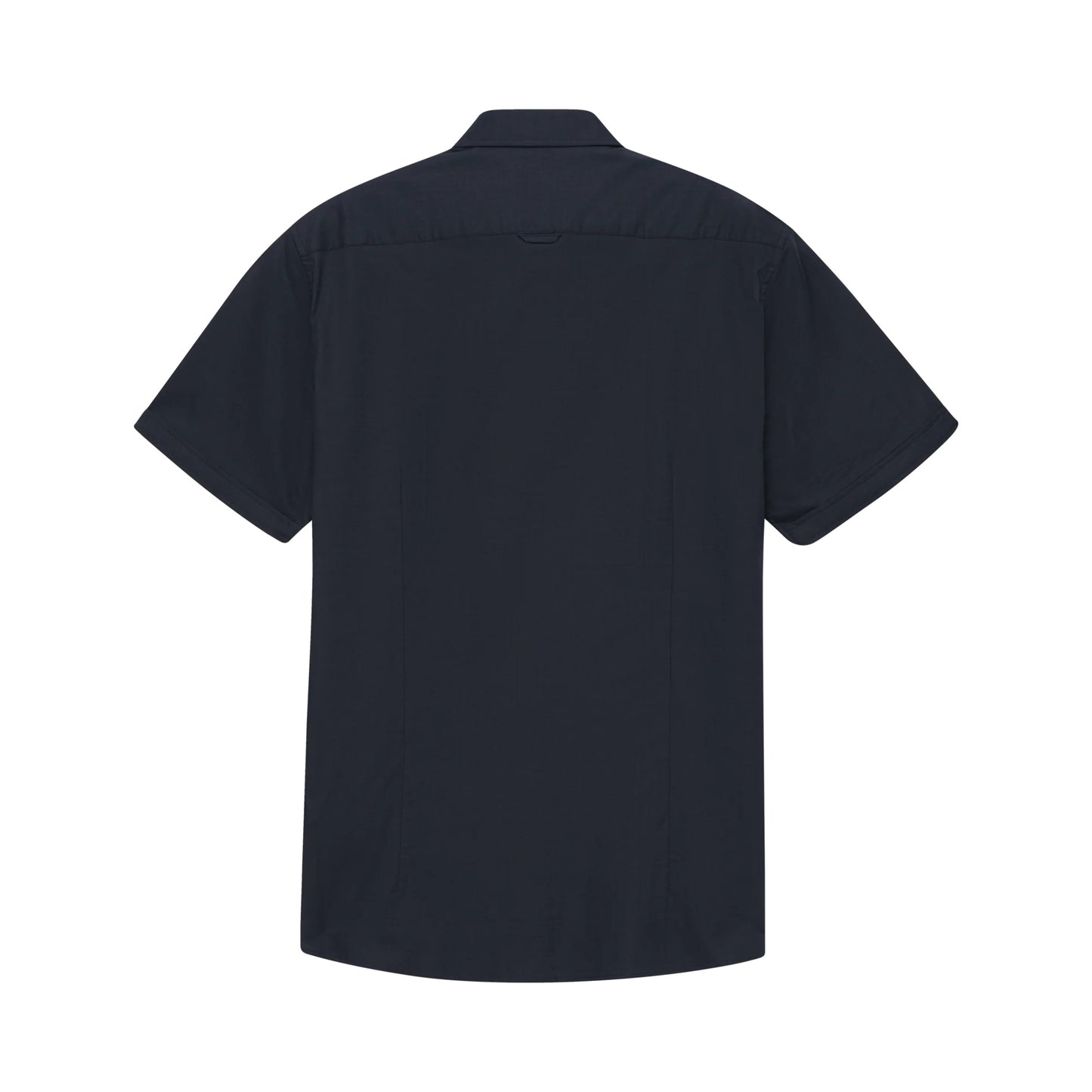 Bugatti Plain Navy Short-sleeved Shirt