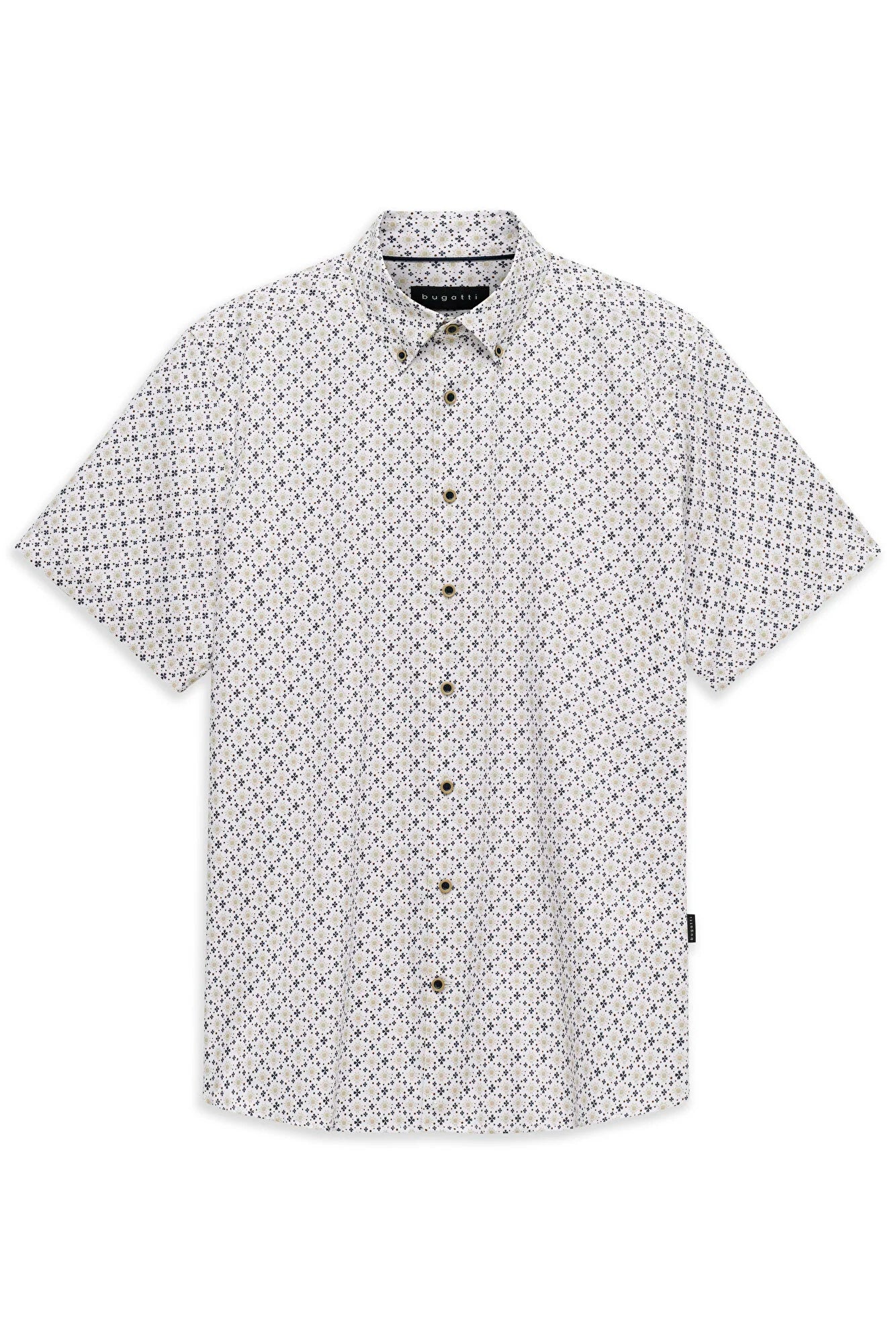 Bugatti Patterened Short-sleeve Shirt