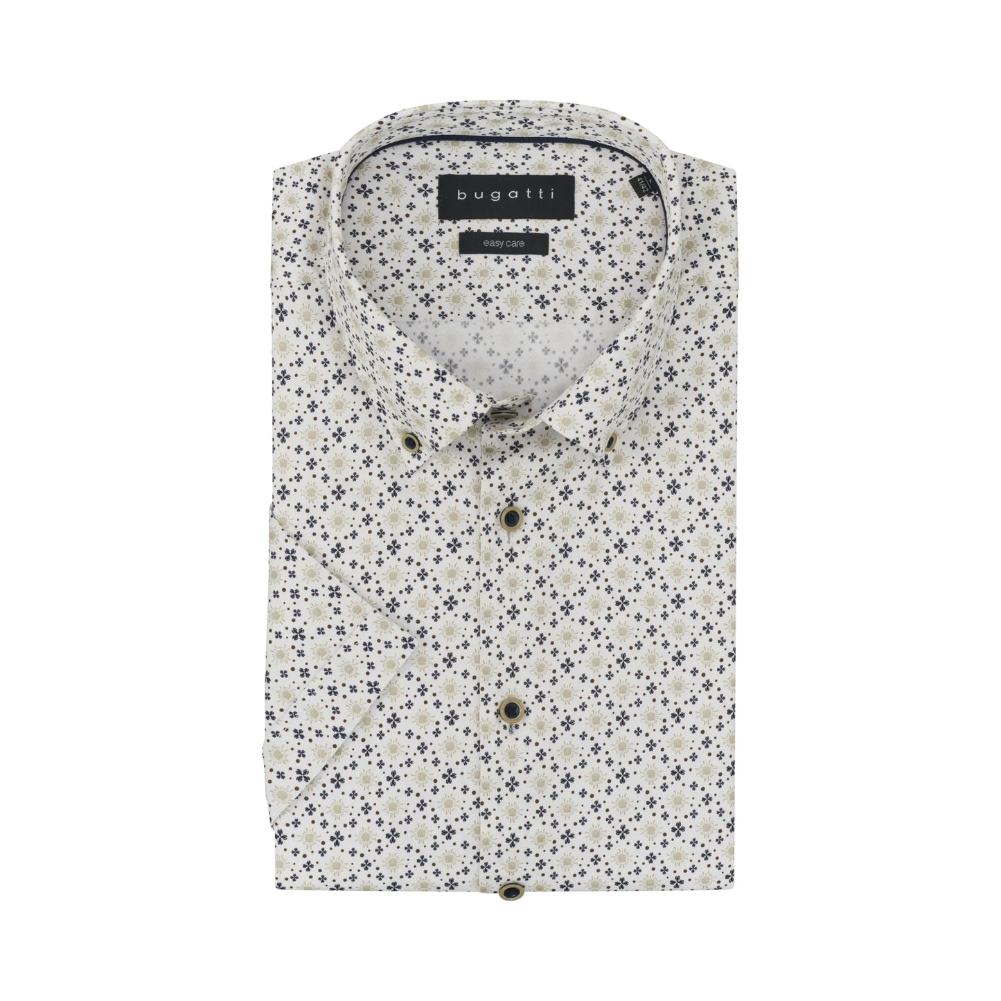 Bugatti Patterened Short-sleeve Shirt