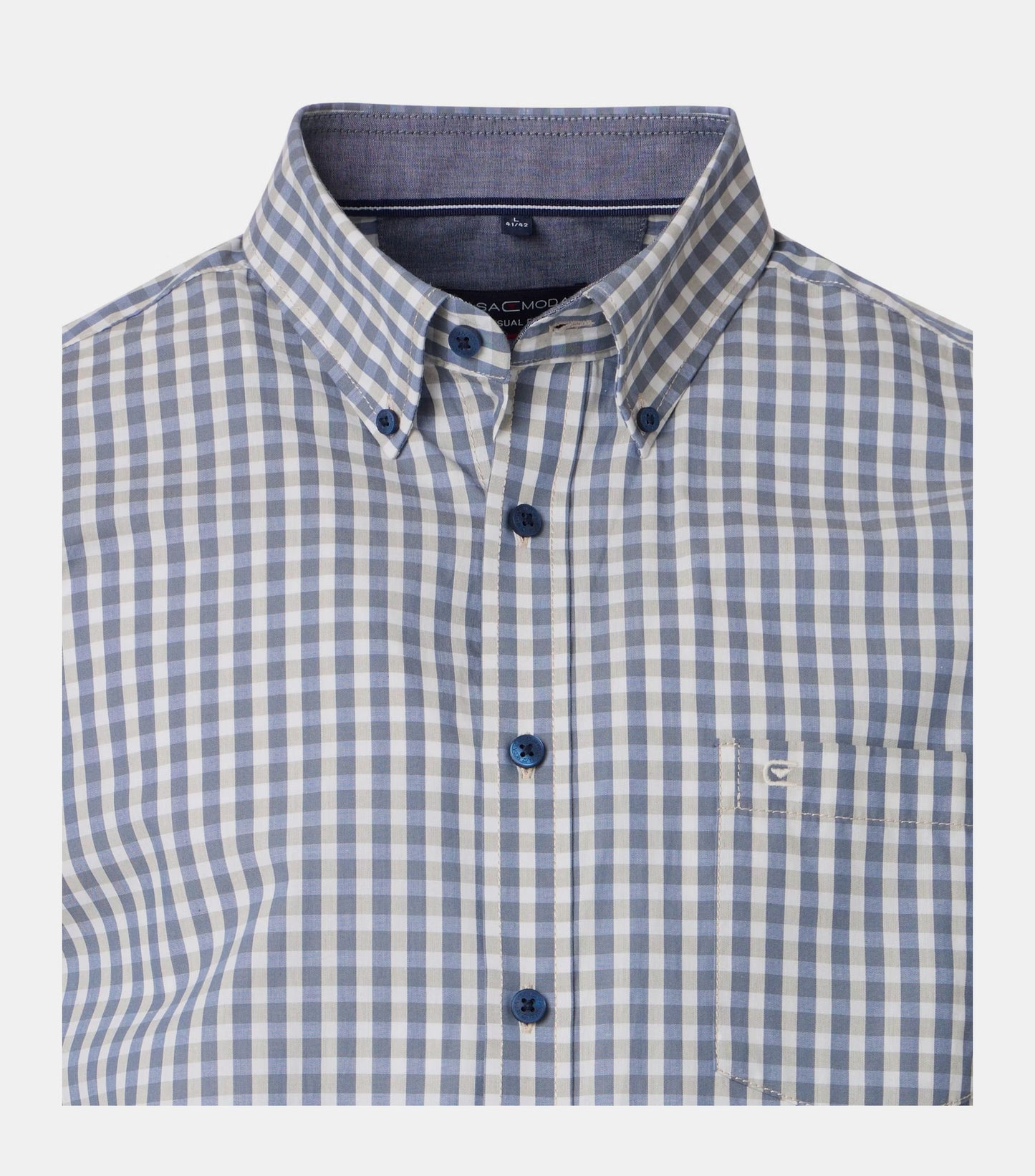 Casa Moda Casual Fit Short-sleeved Shirt