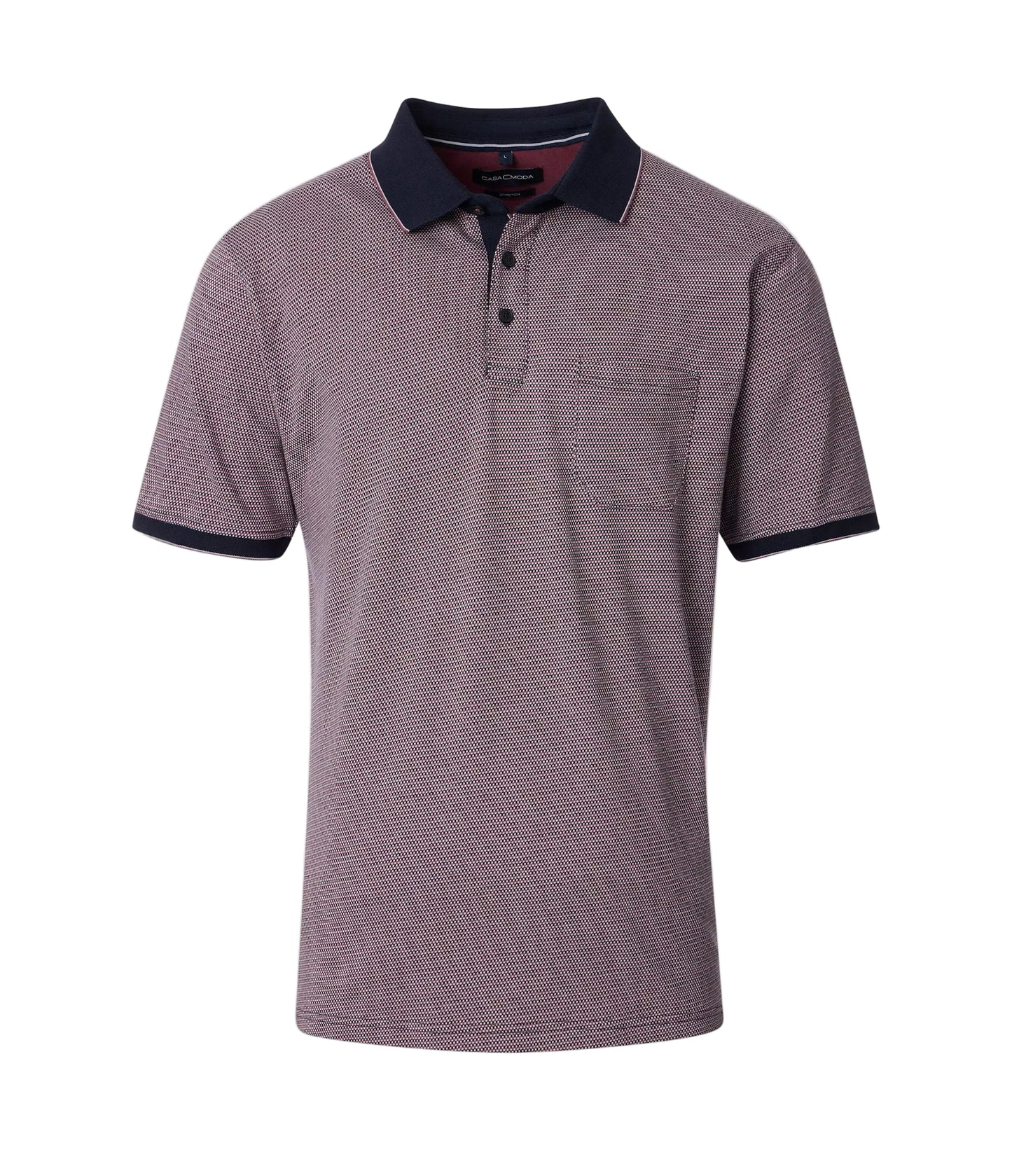 Casa Moda Textured Polo Shirt