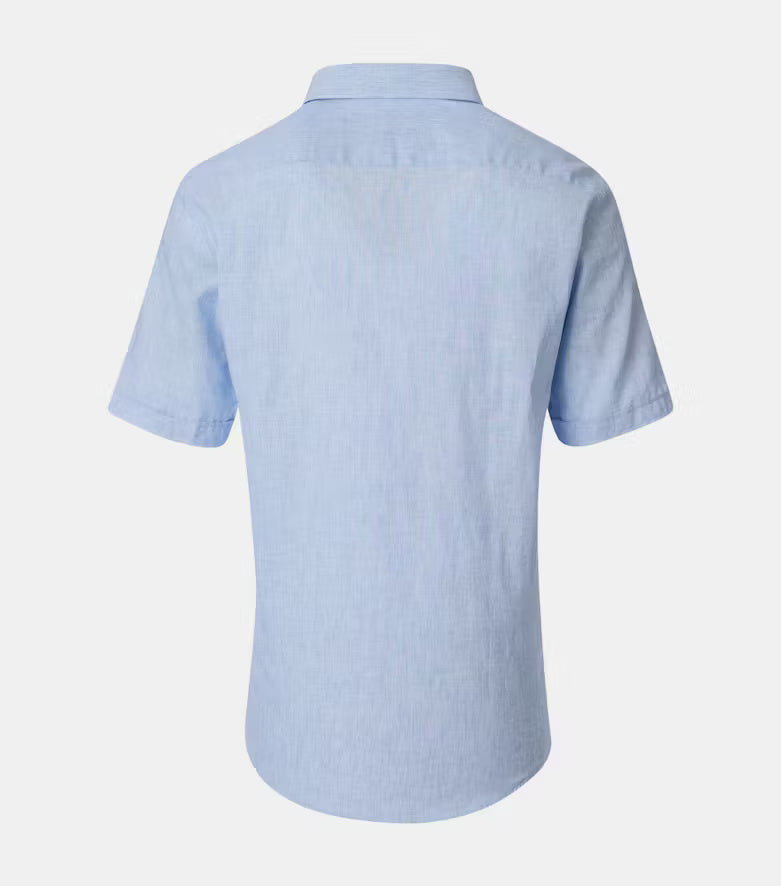 Casa Moda Linen Short-sleeved Shirt
