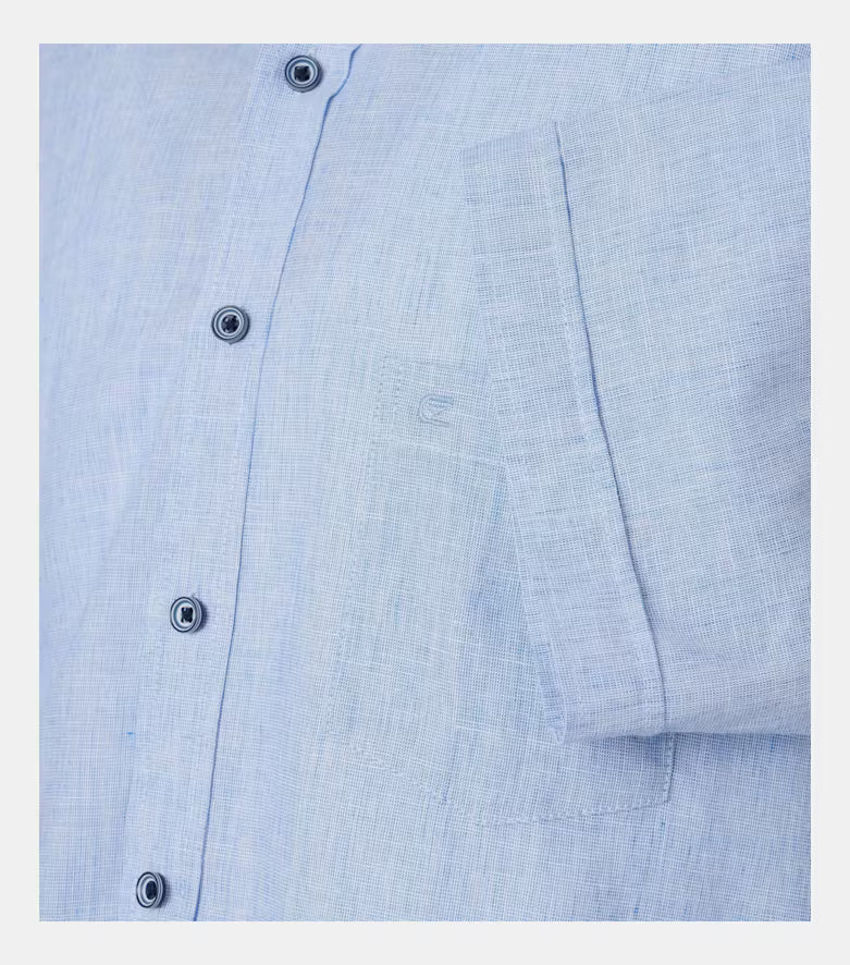 Casa Moda Linen Short-sleeved Shirt