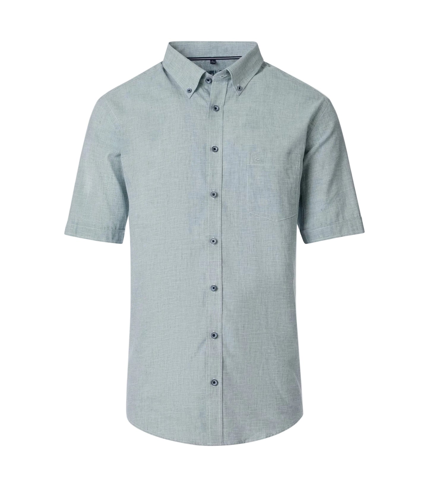 Casa Moda Linen Short-sleeved Shirt