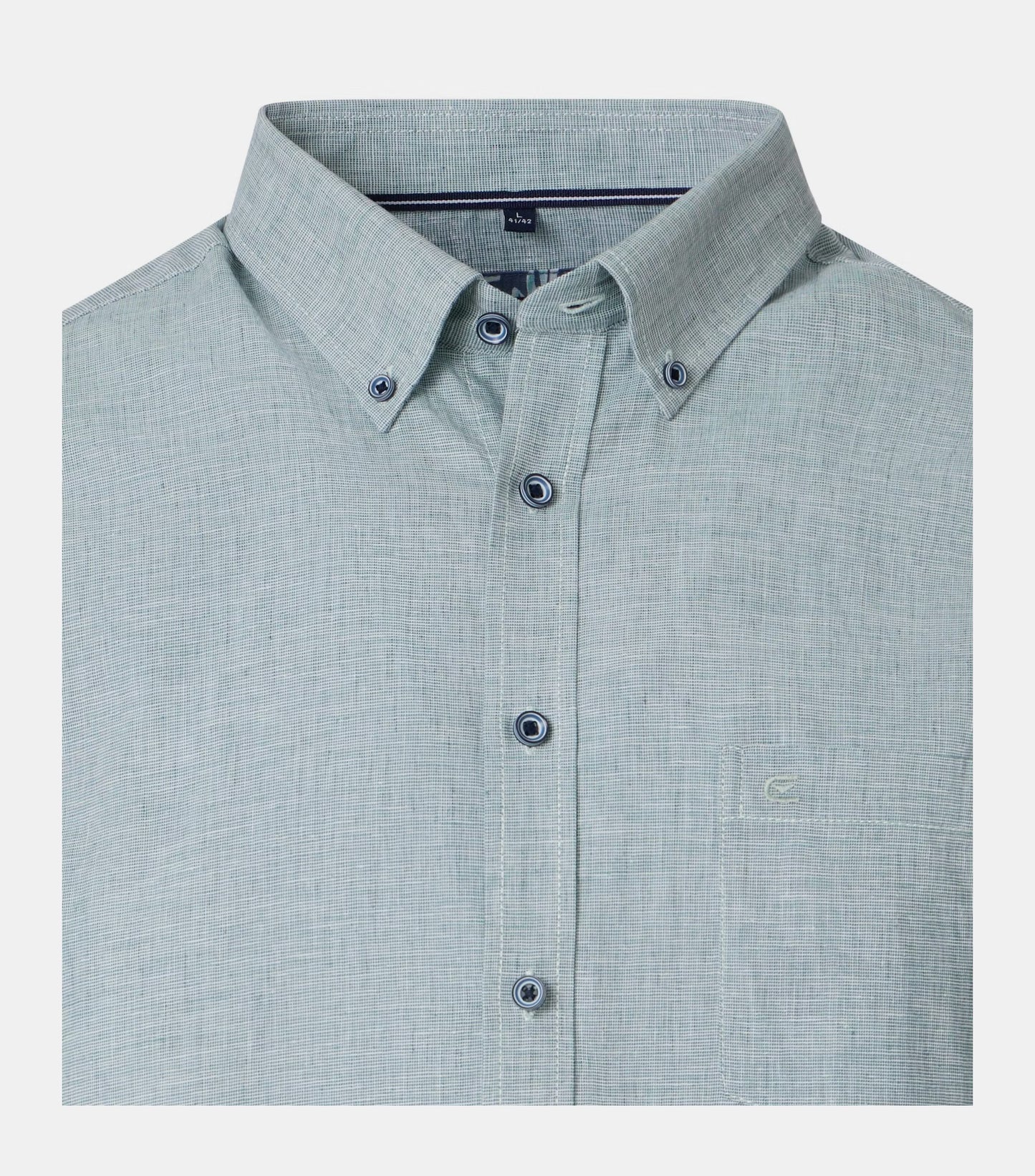 Casa Moda Linen Short-sleeved Shirt