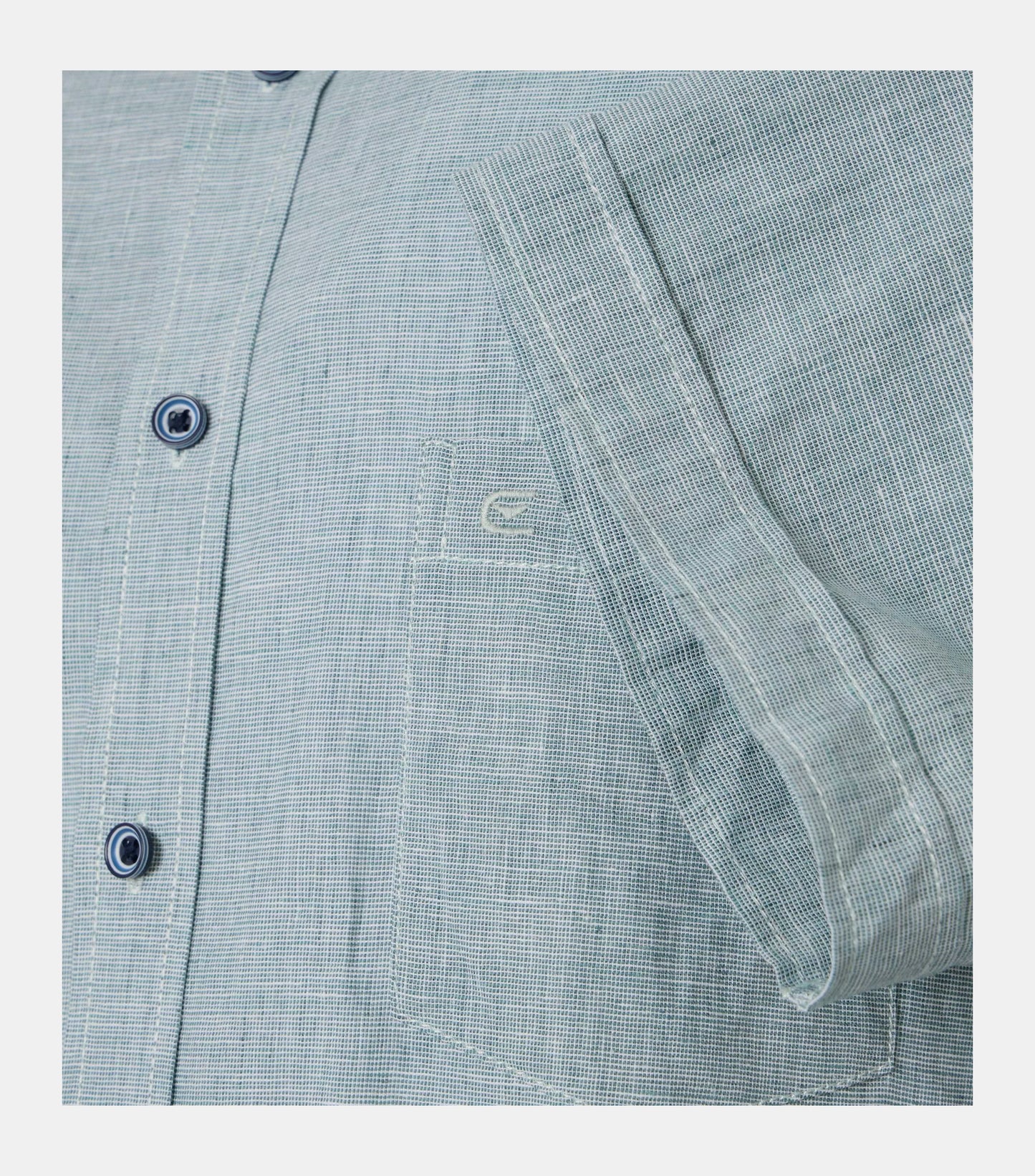 Casa Moda Linen Short-sleeved Shirt