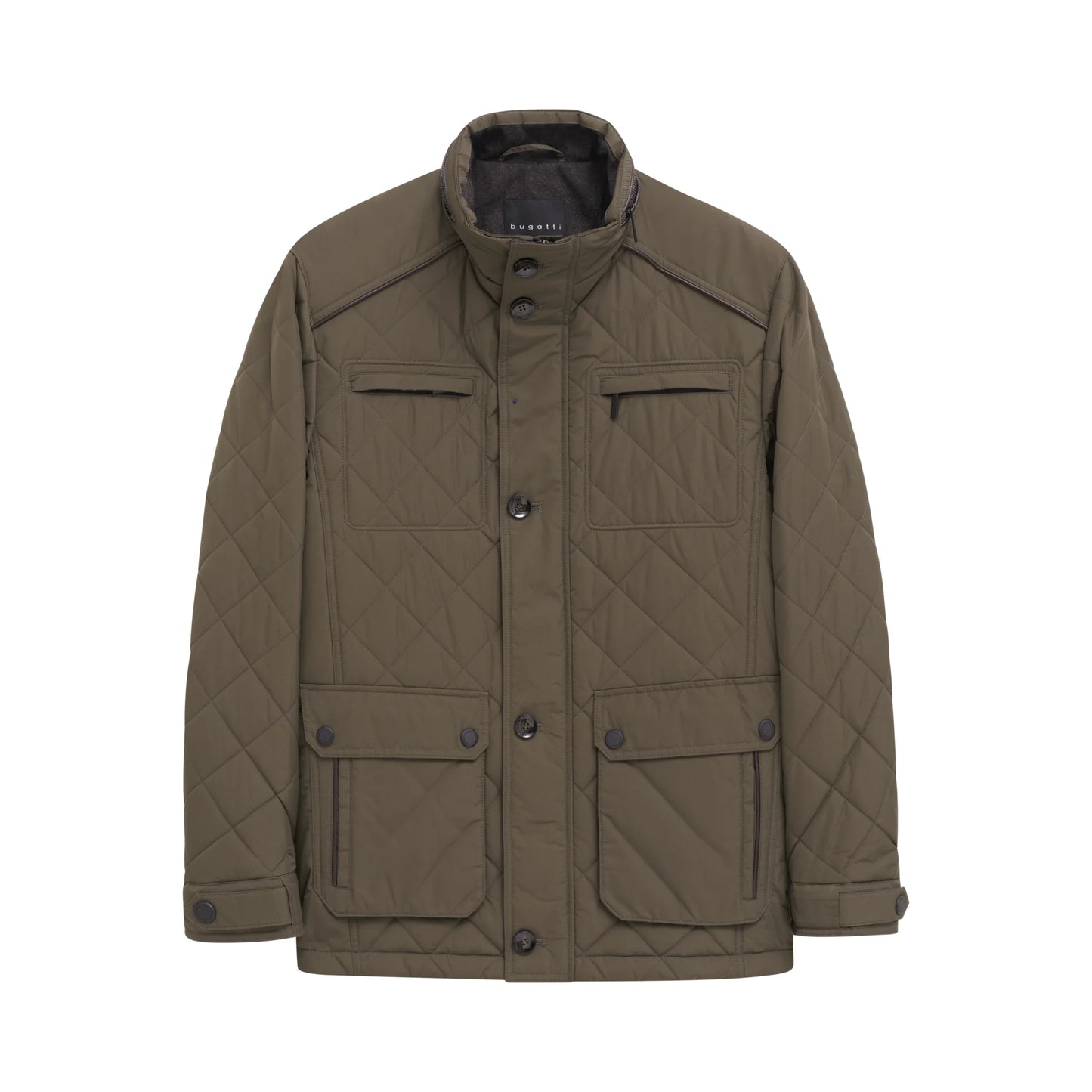 Bugatti Men's Quilted Field Jacket – Olive