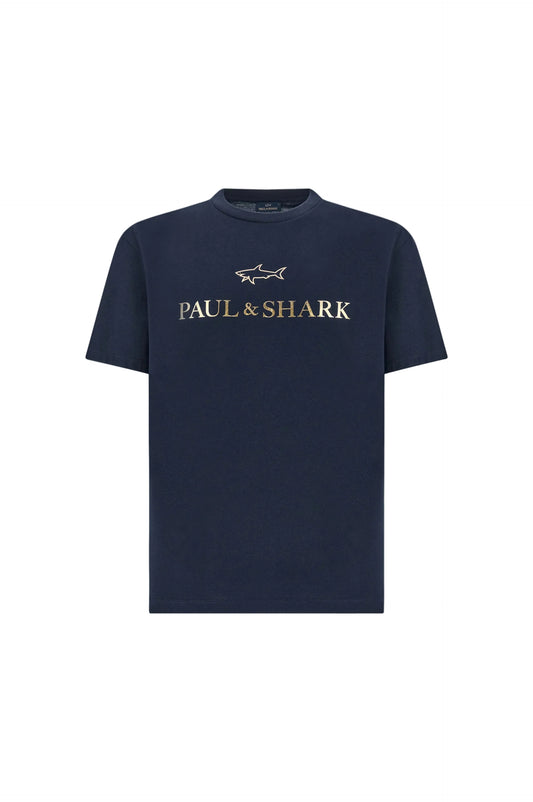 Paul & Shark Light Cotton Printed Jersey T-Shirt