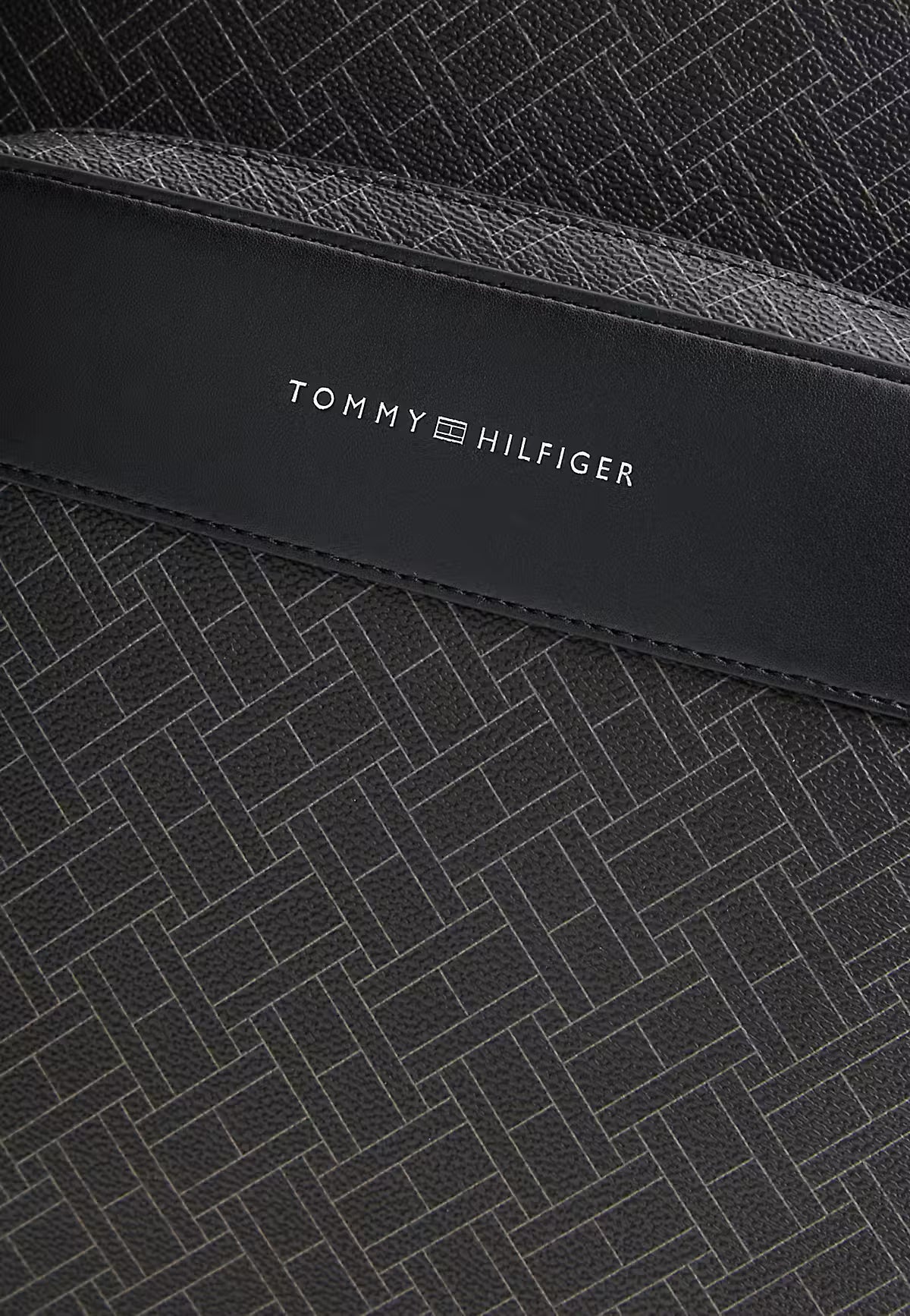 Tommy Hilfiger Flag Mixed Texture Dome Backpack