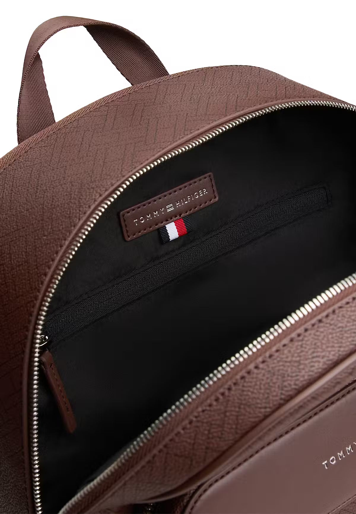 Tommy Hilfiger Flag Mixed Texture Dome Backpack