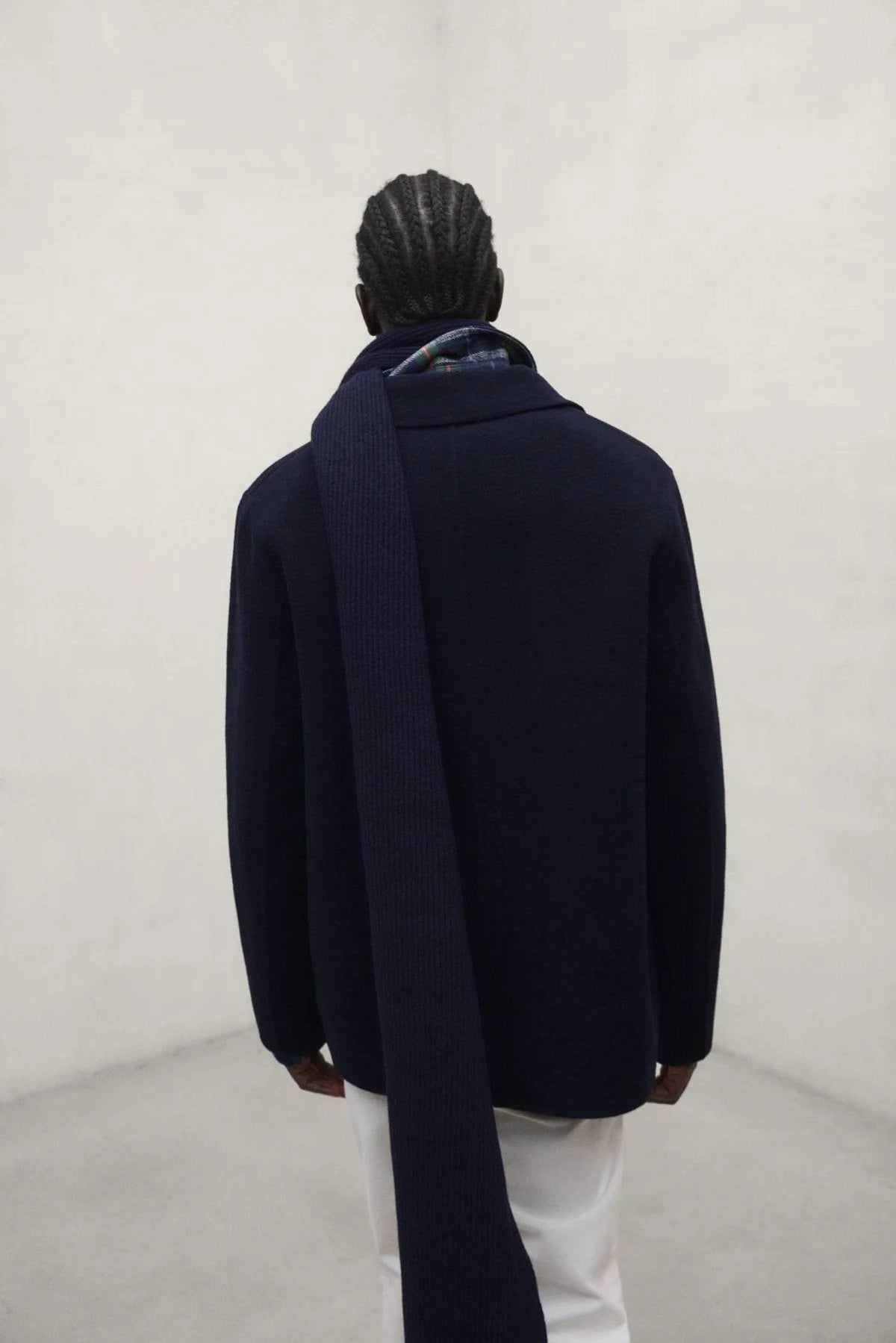 Ecoalf Arone Recycled Wool Jacket - Deep Navy