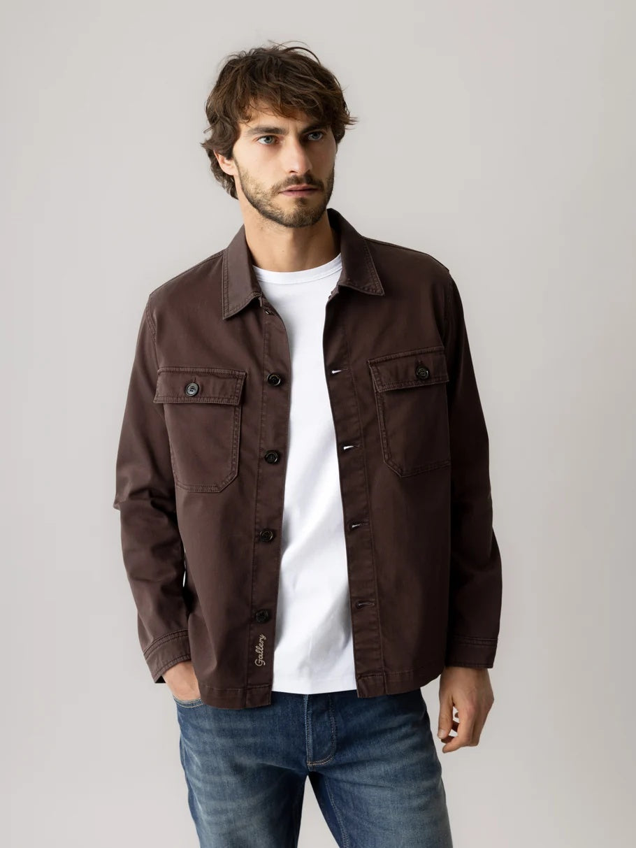 Mos Mosh Matteo Overshirt - Brown