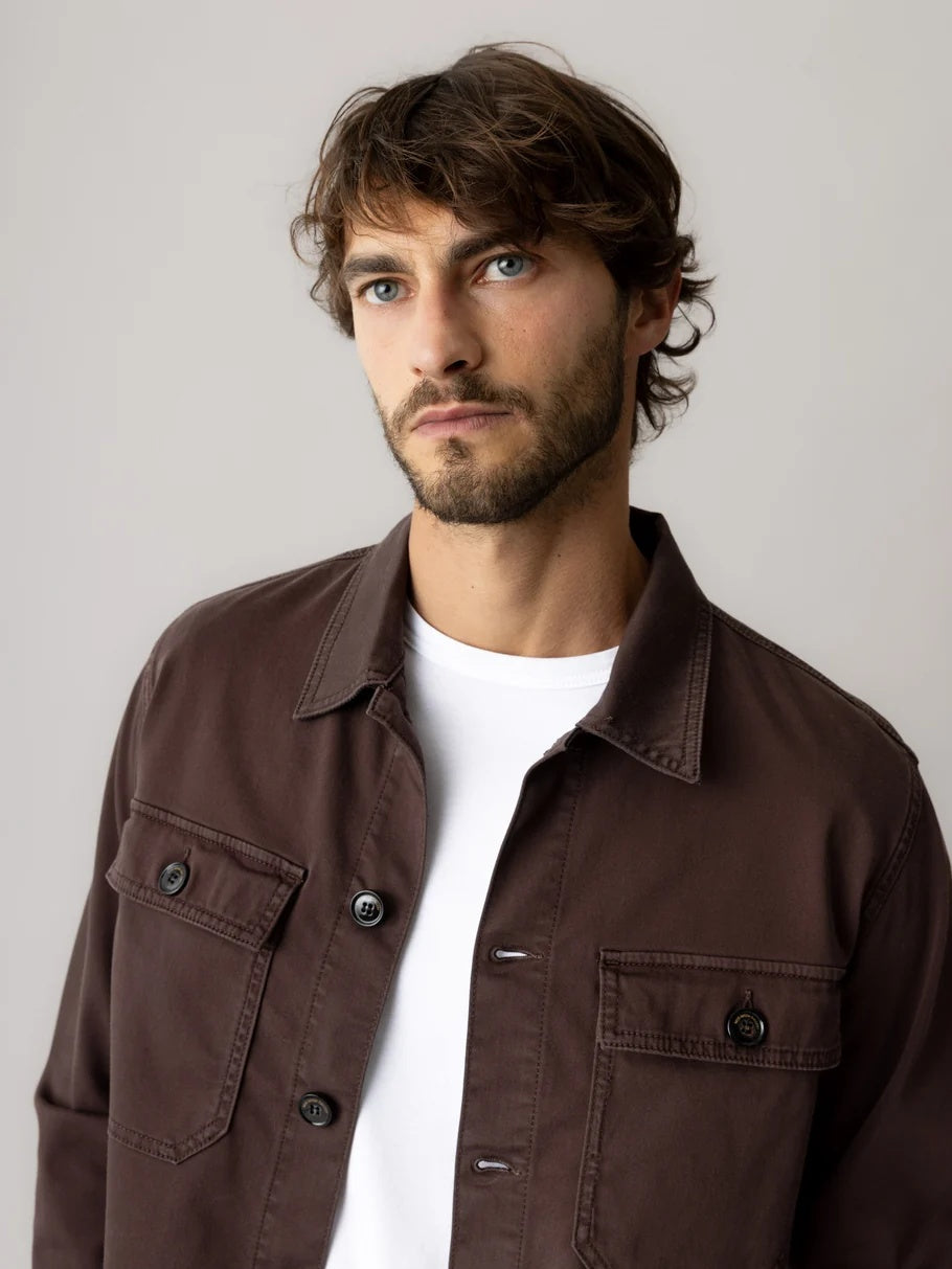 Mos Mosh Matteo Overshirt - Brown