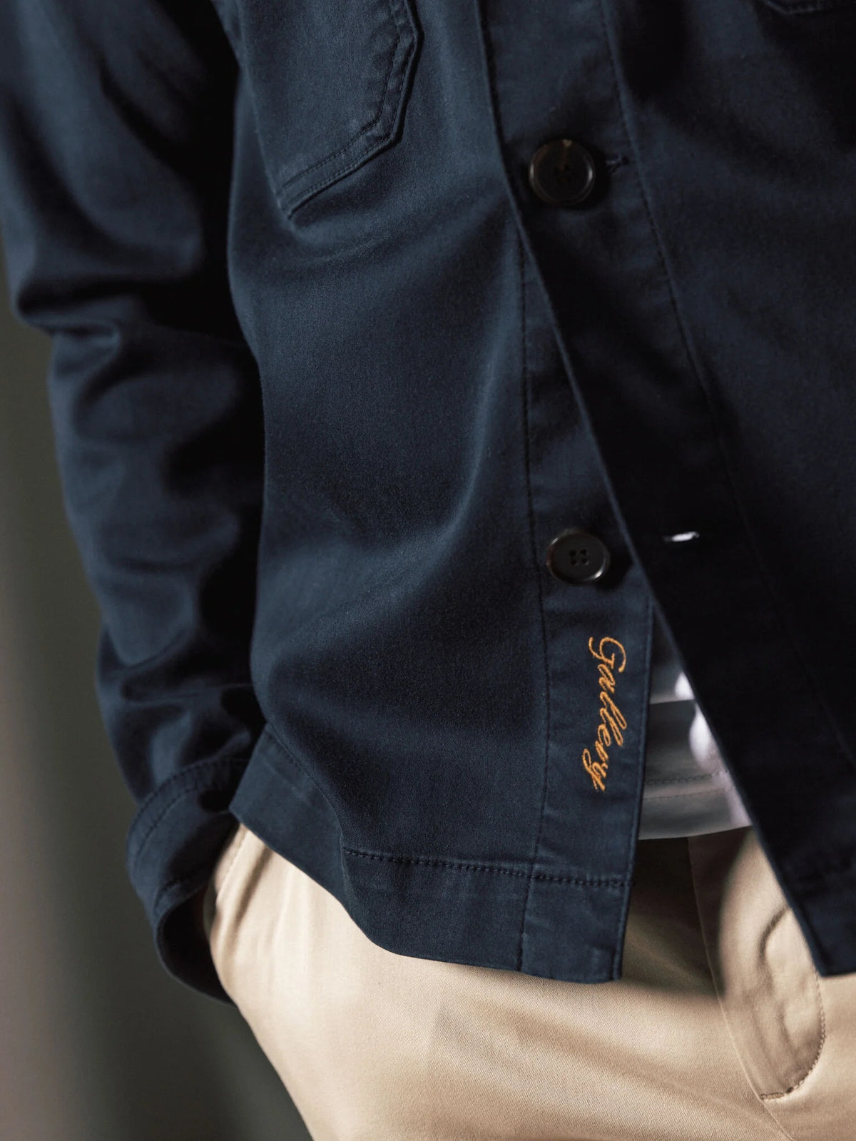 Mos Mosh Matteo Overshirt - Navy