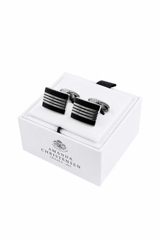 Amanda Christensen Rectangular Cufflinks - Silver