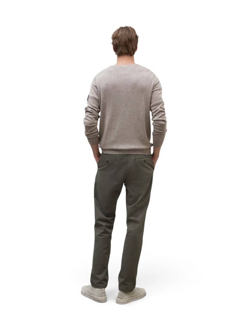 Ecoalf Bayona Recycled Wool Sweater - Toast Melange