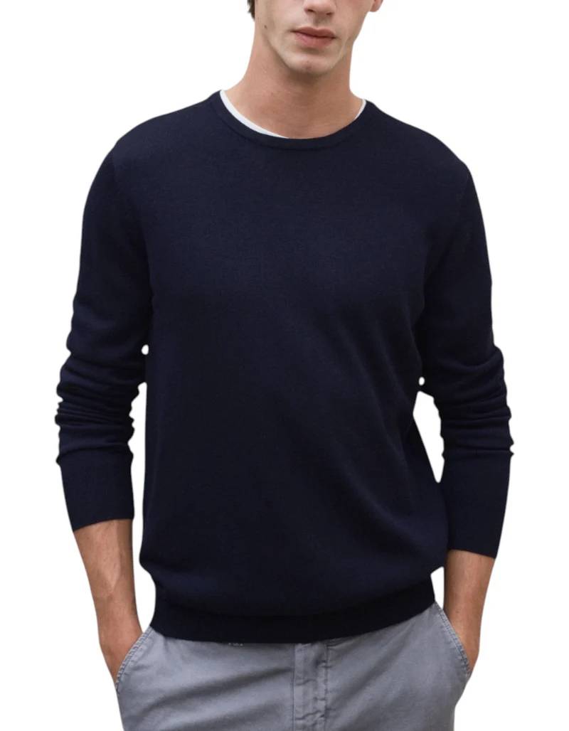 Ecoalf Arone Recycled Wool Jacket - Deep Navy