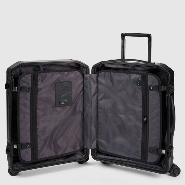 Piquadro Ultra Slim Hardside Spinner with Shirt Sleeve