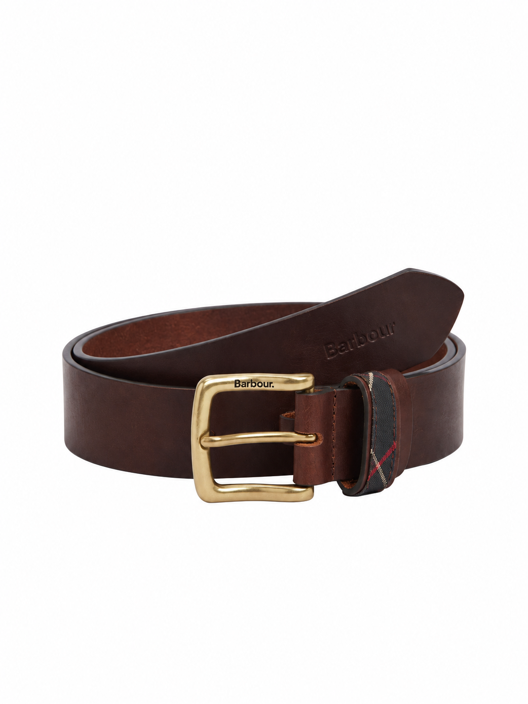Barbour Esk Leather Belt - Classic Brown