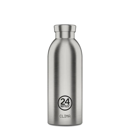 24 Bottles 500ml Clima Bottle Brushed Steel