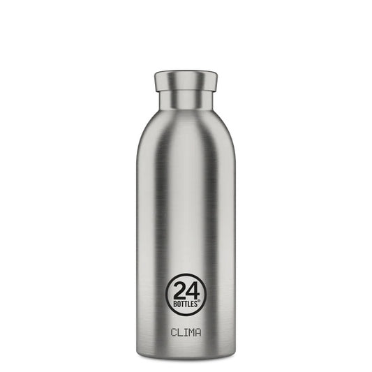 24 Bottles 500ml Clima Bottle Brushed Steel