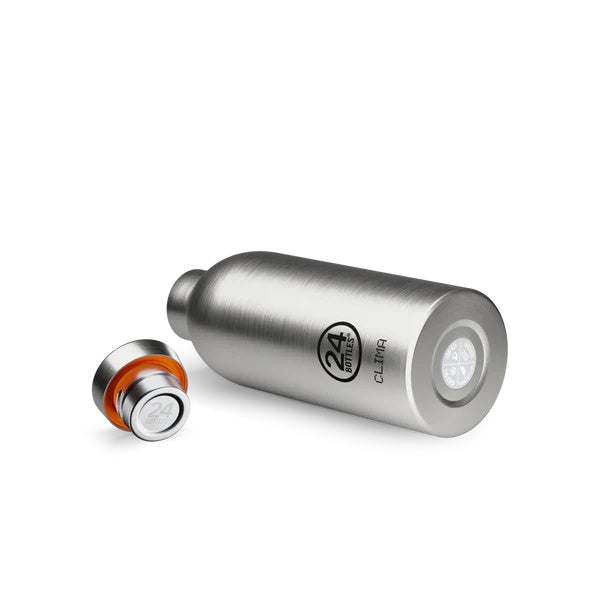 24 Bottles 500ml Clima Bottle Brushed Steel
