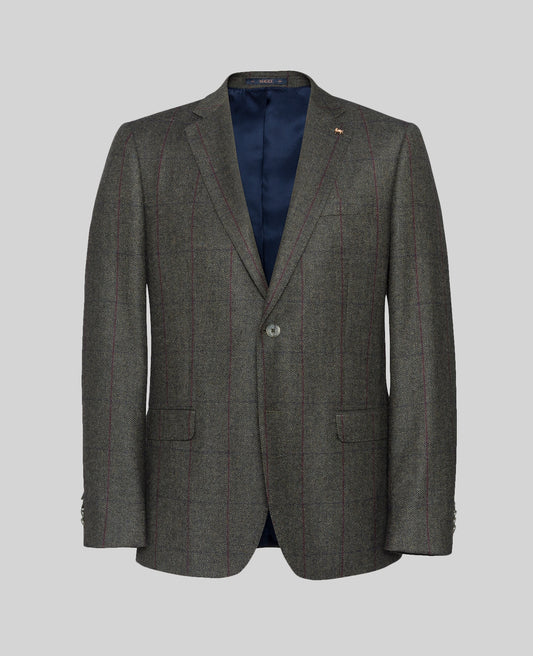 Magee Clady Olive Check Sports Jacket